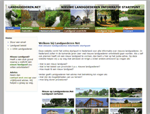 Tablet Screenshot of landgoederen.net
